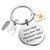 BAUNA Hamilton Musical Inspired Lyrics Gift Hamilton Quote Keychain with Musical Charm Broadway Themed Jewelry for Her -Hamilton Quote Keychain-