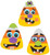 12 Goofy Silly Candy Corn Halloween Craft Kits and 12 Make a Pumpkin Sticker Sheets Bundle