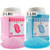 The Candery Cotton Candy Floss Sugar (2-Pack) Includes | Raspberry Blue and Strawberry | Plastic, Reusable Jars | Easy Pour Spout or Scoop | 3 LBS Jars