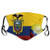 Ecuador Flag with Soccer Ball,Reusable Face Mask Balaclava Washable Outdoor Nose Mouth Cover for Men and Women