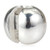Round Stopper Charm 925 Sterling Silver Clip Charm Lock Stopper Charm Spacer Charm for Pandora Charms Bracelet -Silver-