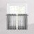 Cozynight Gray Sheer Tier Curtains 24 inch Length Linen Curtain Sheers Transparent Half Window Curtains Kitchen Tiers Bathroom Small Curtains Cafe Curtains Light Filtering Rod Pocket 2 Panels