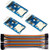 Rasbee Micro SD TF Card Adater Reader Module 6Pin SPI Interface Driver Module Memory Storage Breakout Board Dupont Cable for Arduino