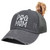OASCUVER Women's Dog Mom Hat Ponytail Adjustable Vintage Washed Distressed Denim Baseball Dad Cap