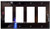 Switch Plate 4 Gang Rocker/GFCI - Hong Kong Harbour Night View Architecture