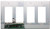 Switch Plate 4 Gang Rocker/GFCI - Victoria Harbour Ferry Waterfront Hongkong