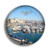Fridge Magnet UK England Ramsgate Royal Harbour  and  Marina Glass Magnets for Refrigerator Souvenirs Cute Crystal Magnet Decor for Whiteboard Office Home Gift