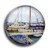 Fridge Magnet UK England Poole Harbour Glass Magnets for Refrigerator Souvenirs Cute Crystal Magnet Decor for Whiteboard Office Home Gift