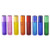 ARTIBETTER 12PCS Roll on Bottles 10ml Essential Oil Roller Bottles Refillable Empty Colorful Essential Oil Bottle with Stainless Steel Roller Balls for Fragrance, Lotion, Aromatherapy Essential Oil