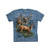 The Mountain Kids' Big MyMountain Deer Collage Apparel-Cornflower Blue, Medium