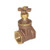 Legend Valve 104-733 Cross Handle Brass Gate Valve, 1.1"x3.3"x1.8"