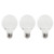 LED 5W G25 White Globe Filament Light Bulb, 60W Equivalent, 500 Lumens, 3000K Soft White, E26 Medium Base, Dimmable, 120V, UL Listed, (3 Pack)