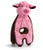 Charming Pet Cuddle Tugs Pig Plush Interactive Dog Tug Toy