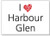 I Love Harbour Glen fridge magnet