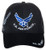Officially Licensed United States Air Force Logo Embroidered Black Baseball Cap