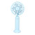 qiguch66 Mini Fan for Desk,Portable Handheld Fan,Small Personal Fan,Mini Portable USB Rechargeable Handheld Desktop Electric Cooling Fan Air Cooler - Blue