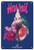 Pacifica Island Art Hawaii - Triton's Trumpet Shell -PU Puhi- - United Airlines - Vintage Airline Travel Poster - 8in x 12in Vintage Metal Tin Sign Pacifica Island Art Hawaii - Triton's Trumpet Shell -PU Puhi- - United Airlines - Vintage Airline Travel Poster - 8in x 12in Vintage Metal Tin Sign