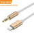 Aux Cord Compatible with iPhone, AWOGER 3.5mm Male Stereo Audio Cable, Aux Cable Compatible with iPhone X/8/8 Plus/7 Plus, Car Stereo, Speakers, Headphones (Gold)