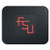 FANMATS NCAA Florida State University Seminoles Vinyl Utility Mat, Black, 14"x17"