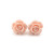 Plastic Post Rose Stud Earrings for Metal Sensitive Ears, 13mm -Pale Pink-