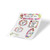 Gamma Phi Beta Sorority Water Color Flowers Floral Sticker Decal Laptop Water Bottle Car (Sheet - WC Floral)