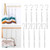 Closet Organizers and Storage, 10 Pack Space Saving Hanger Organizer Closet Storage for Heavy Clothes Space Saver Hangers Metal Cascading Hangers Chains College Dorm Room Essentials Magic Hangers Bulk