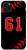 iPhone 11 Pro Max Baseball Jersey Uniform Number 61 Ball Player Gift for Guys Case
