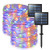 JMEXSUSS Upgraded Solar Copper Wire String Lights Outdoor Waterproof 2 Pack 33ft 100 LED Solar Fairy Light 8 Modes Clear PVC Wire Solar Twinkle Lights