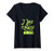 Womens I Love The Buzz Ink Tattoo Gun Machine Artist Gift V-Neck T-Shirt
