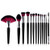 13 Pcs Makeup Brush Set With Wooden Handle Fan Brush Flame Brush Beauty Tools