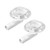 uxcell Air Conditioner Drain Hose Connector Elbow Fitting for Mini-Split Units and Window AC Unit 40mm 2Pcs
