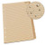 Rite in the Rain Weatherproof Generic Planner Tab Set, 5" x 7", Tan Sheets -No. 9271-