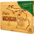 Bamboo State Cutting Board for Kitchen  Michigan Cheese Board, Charcuterie Platter  and  Serving Tray, -15" x 10"-