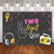 Avezano Two Legit to Quit Birthday Backdrop Hip Hop Two Birthday Party Decoration Girls 2nd Birthday Party Dessert Table Banner -7x5ft-