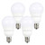 Ganiude G14 Globe LED Light Bulb, E17 Intermediate Base, 6W -60-Watt Replacement-, Daylight White 5000K, 600LM, Non-Dimmable LED Bulb for Ceiling Fan, Chandelier Lighting, 4-Pack