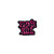 ERNIE BALL PINK STACKED LOGO ENAMEL PIN