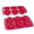 Webake Fancy Bundt Cake Non-stick Silicone Mini Tube Cake Baking Pan Kugelhopf Cake Mold