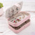 Yehapp Small Jewelry Box, Travel Jewelry Organizer Box Portable Jewelry Case Jewelry Storage Box with Mirror for Earrings Ear Studs Rings Necklace Yehapp Small Jewelry Box, Travel Jewelry Organizer Box Portable Jewelry Case Jewelry Storage Box with Mirror for Earrings Ear Studs Rings Necklace