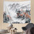 Japanese Tapestry Wall Hanging, Oil Ink Painting Mountain Pink Cherry Chinese Landscape Japanese Blossom Wall Tapestry, Tapestry Wall Hanging for Living Room Bedroom Home Decor, 71X60 in Japanese Tapestry Wall Hanging, Oil Ink Painting Mountain Pink Cherry Chinese Landscape Japanese Blossom Wall Tapestry, Tapestry Wall Hanging for Living Room Bedroom Home Decor, 71X60 in