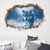 Wall Stickers , DIY 3D Snow Wolf Wall Decals Removable Decals Self-Adhesive PVC Decal Wall Murals Art Wallpaper Decor for Kids Bedroom Living Room