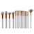 15 Pcs Professional Makeup Brushes Makeup Soft Thick Makeup Tools Fan Brush