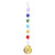 wosume ??????? ???? ????? Crystal Prism Ornaments, H-andmade Hanging Pendant Rainbow Crystal Prisms Ball Chandelier Lamp Xmas Window Decor-Yellow-