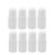 SUPVOX 20pcs 50ML Plastic Roller Bottles for Essential Oils Empty Refillable Roll on Bottles Reusable Leak-Proof DIY Deodorant Containers with Plastic Roller Ball-White-