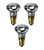 Set of 3 R39 E17 Replacement Light Bulb Motion Lamp 30 Watt Reflector Type