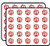 Canada Flag Cartoon Soccer Fan Sticker for Scrapbooking, Calendars, Arts, Kids DIY Crafts, Album, Bullet Journals 50 Pack