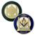 Masonic Pillars Car Emblem Master Mason Square & Compass Auto Decal