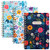 EOOUT 3 Pack A5 Spiral Notebook, Ruled Journal, Hardcover Notebook, 6"x 8.5", 160 Pages, Cute Blooming Floral, Twin-Wire Binding, Back Pocket, 100gsm Paper, for Office, School Supplies