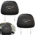 U/D 2Pcs fit Mustang Headrest Cover,Enhance The Visual Beauty of headrests,highlighting The Attributes of Fans,Can be Extended and Applied Universal All Mustang car Models -fit tzt Mustang-