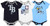 Outerstuff MLB Newborn -0M-9M- Infant -12M-24M- Go Team 3-Pack Creeper Set -Tampa Bay Rays, 24 Months-