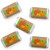 Big Dot of Happiness Pumpkin Patch - Mini Candy Bar Wrapper Stickers - Fall and Thanksgiving Party Small Favors - 40 Count
